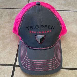 John Deere Pink/Gray Trucker Hat ONE SIZE FITS MOST